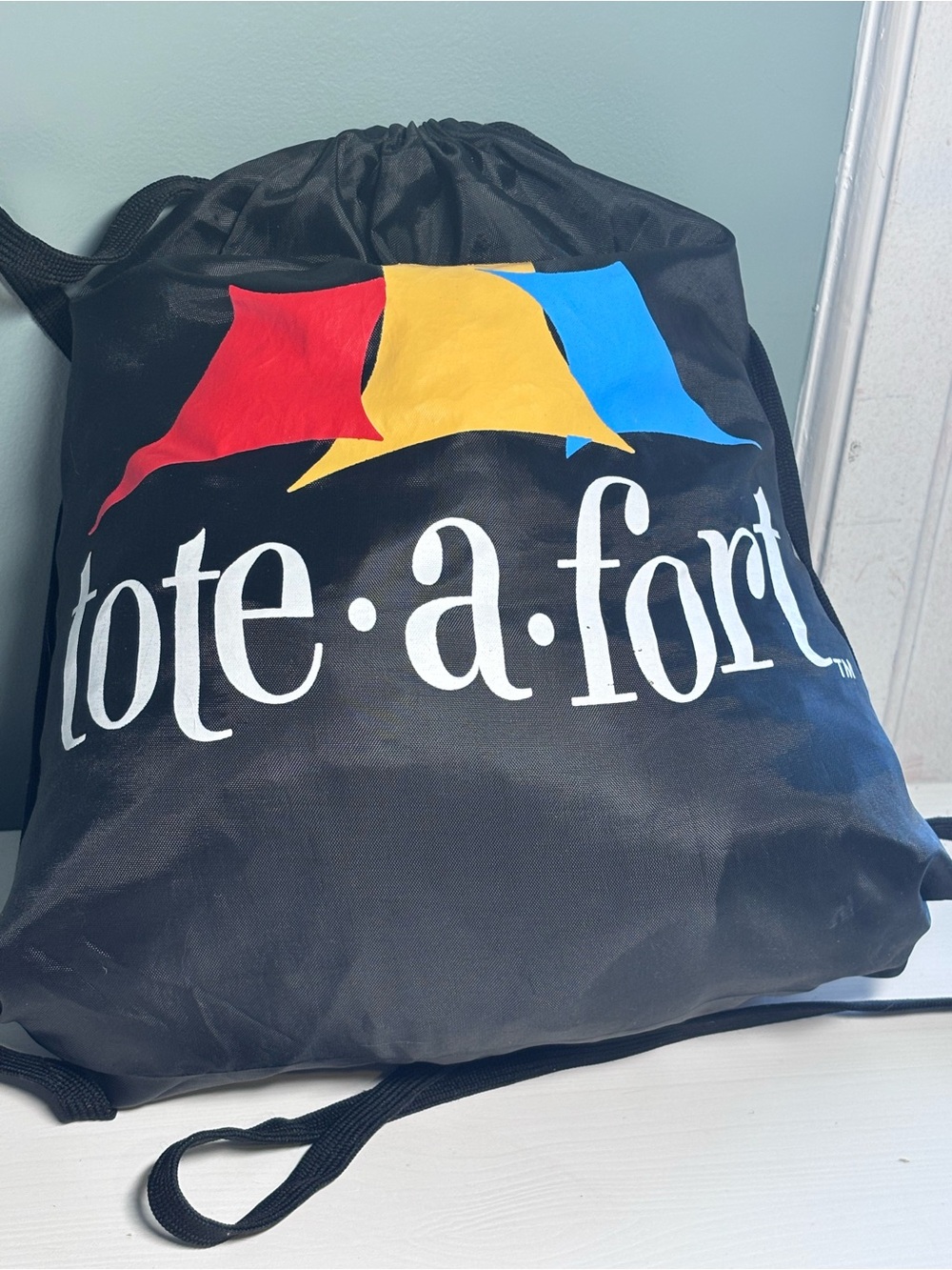 Tote A Fort An Original Blanket Fort  3 Blanket 3 Bean Bags (1 Need Sewn)